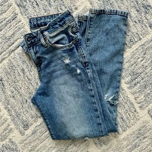 GAP Girlfriend Distressed Jeans